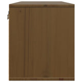 Armoire murale Marron miel 80x30x35 cm Bois de pin massif