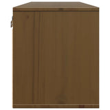 Armoire murale Marron miel 100x30x35 cm Bois de pin massif