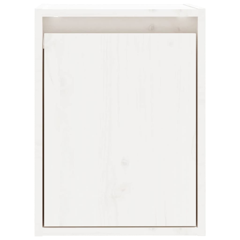 Armoire murale Blanc 30x30x40 cm Bois de pin massif