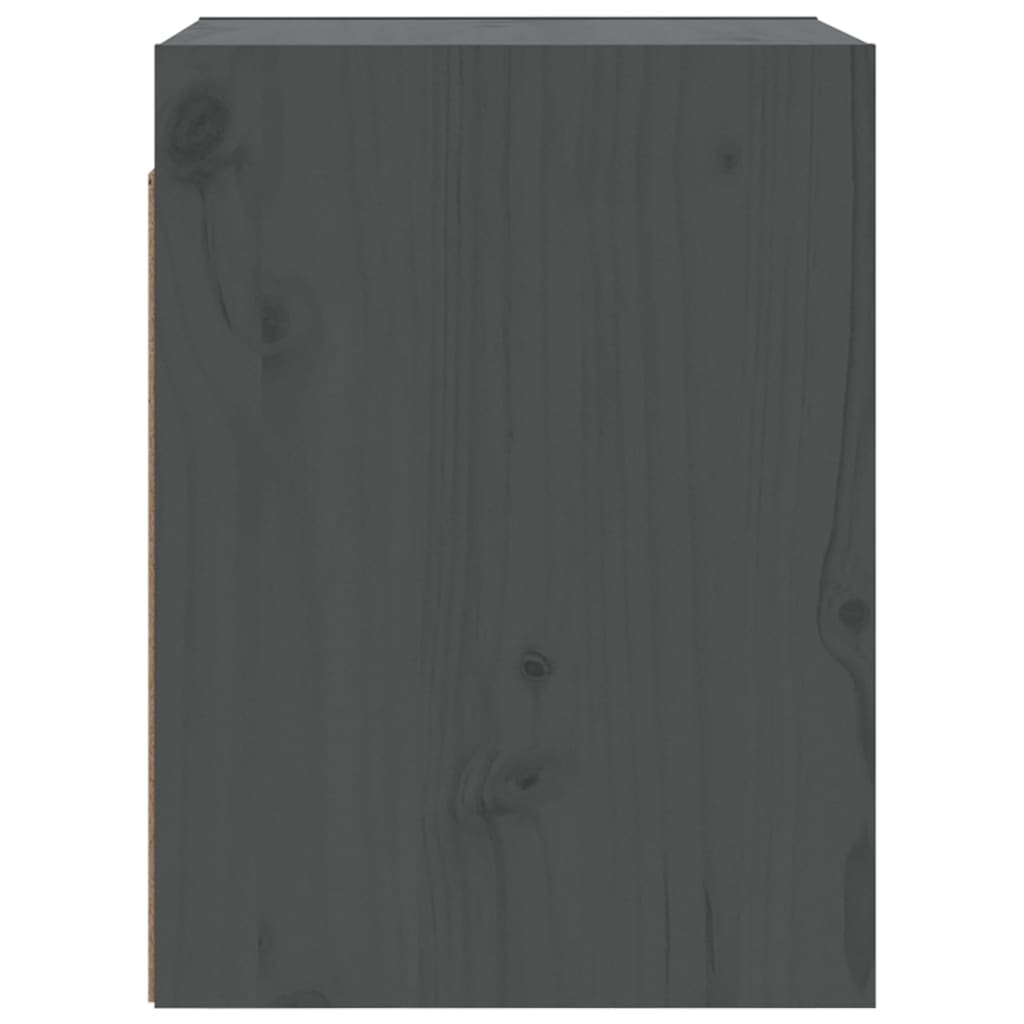 Armoire murale Gris 30x30x40 cm Bois de pin massif