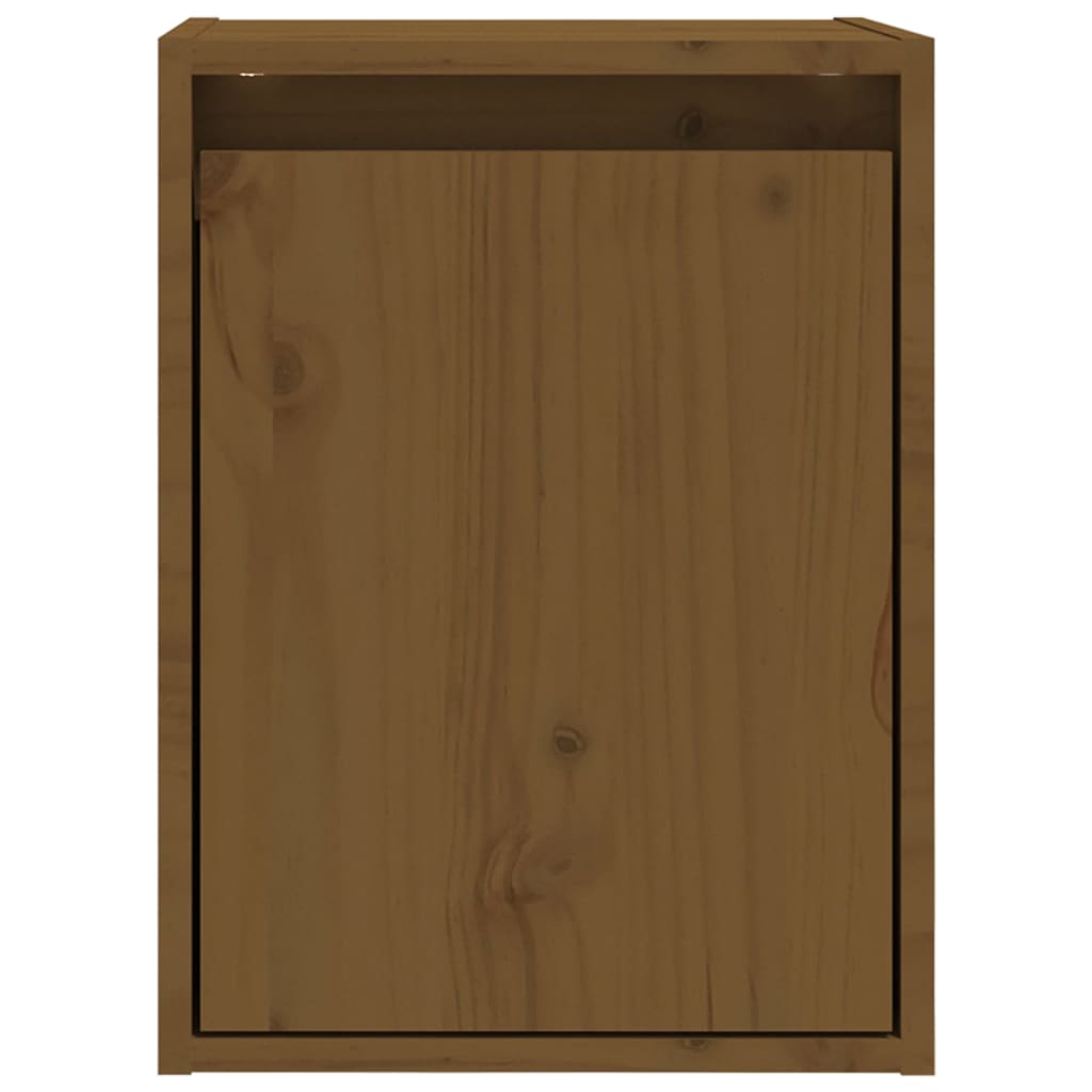 Armoire murale Marron miel 30x30x40 cm Bois de pin massif