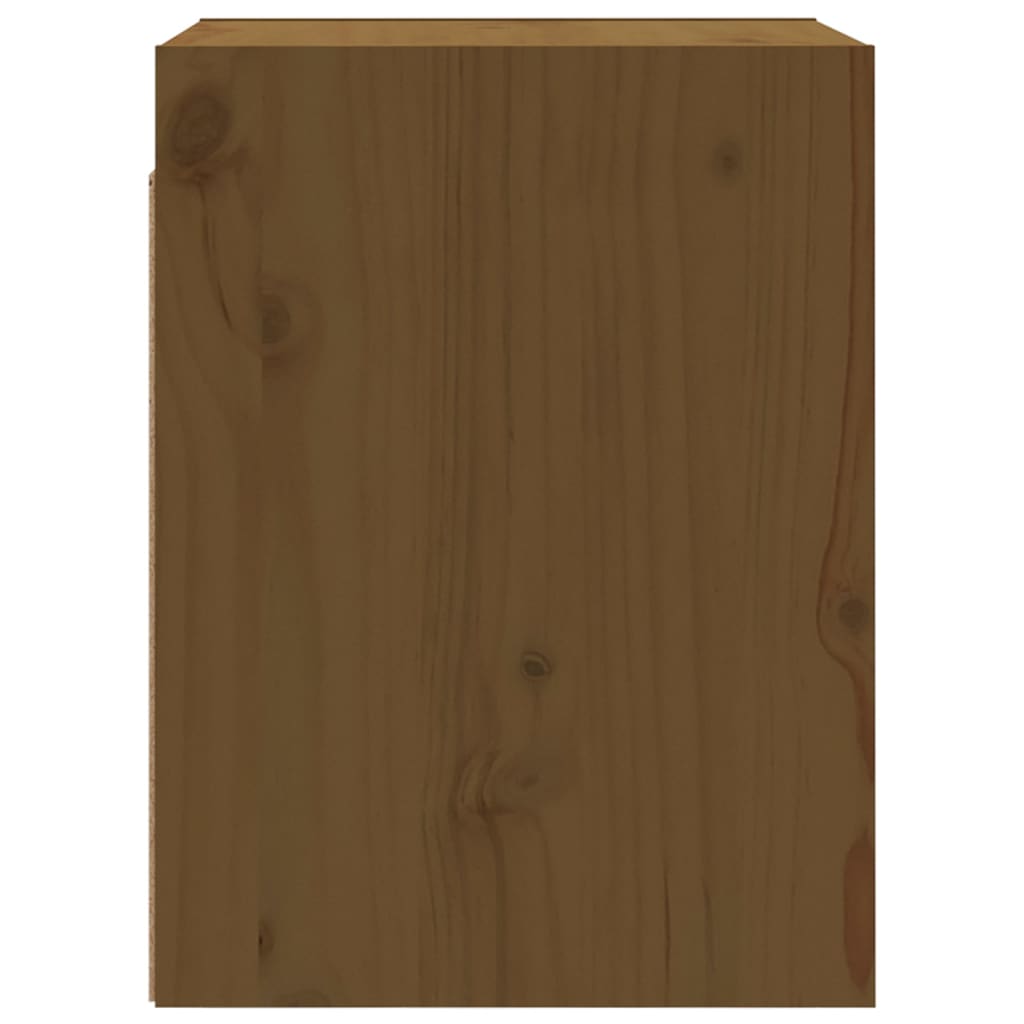 Armoire murale Marron miel 30x30x40 cm Bois de pin massif