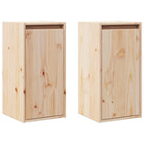 Armoires murales 2 pcs 30x30x60 cm Bois de pin massif