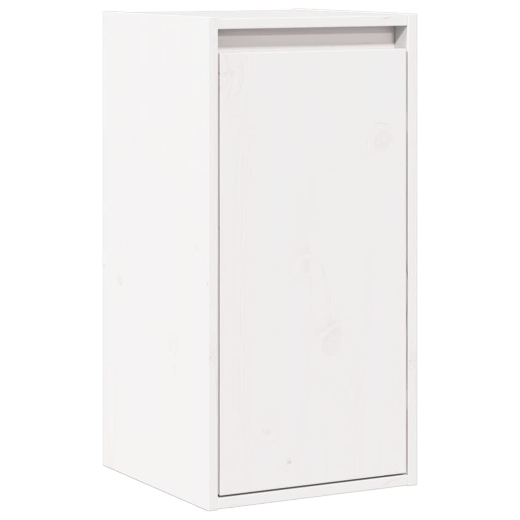 Armoire murale Blanc 30x30x60 cm Bois de pin massif