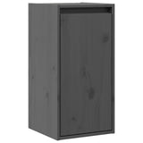 Armoire murale Gris 30x30x60 cm Bois de pin massif