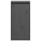 Armoire murale Gris 30x30x60 cm Bois de pin massif