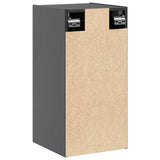 Armoire murale Gris 30x30x60 cm Bois de pin massif