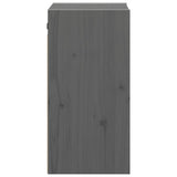 Armoires murales 2 pcs Gris 30x30x60 cm Bois de pin massif