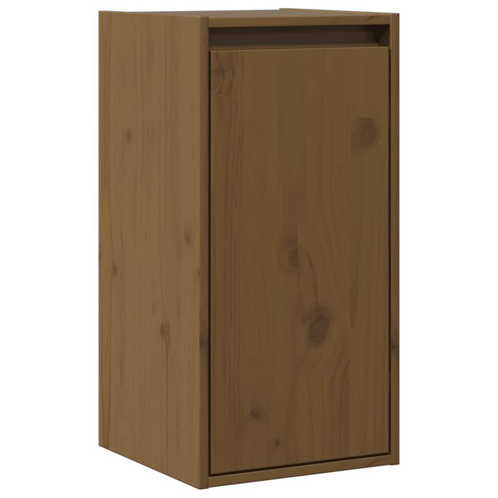 Armoire murale Marron miel 30x30x60 cm Bois de pin massif