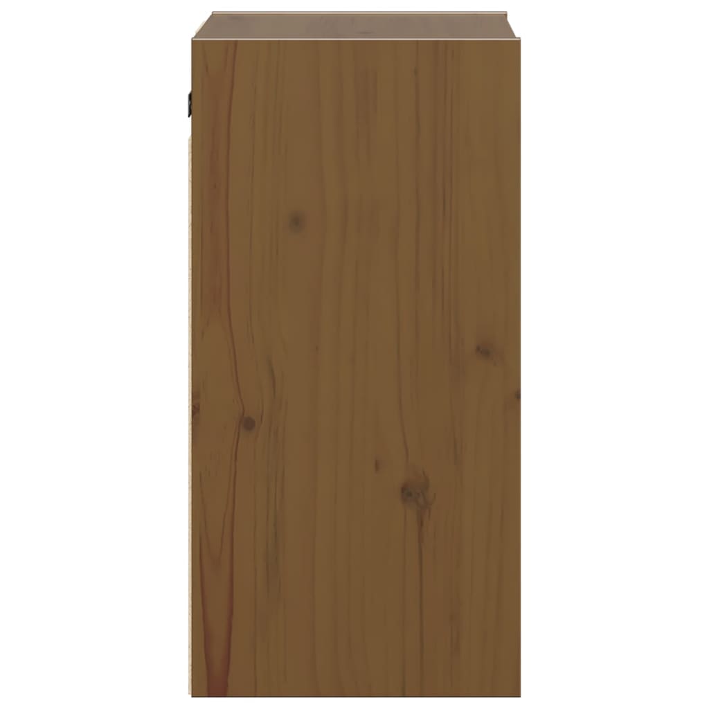 Armoire murale Marron miel 30x30x60 cm Bois de pin massif