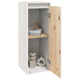 Armoire murale Blanc 30x30x80 cm Bois de pin massif