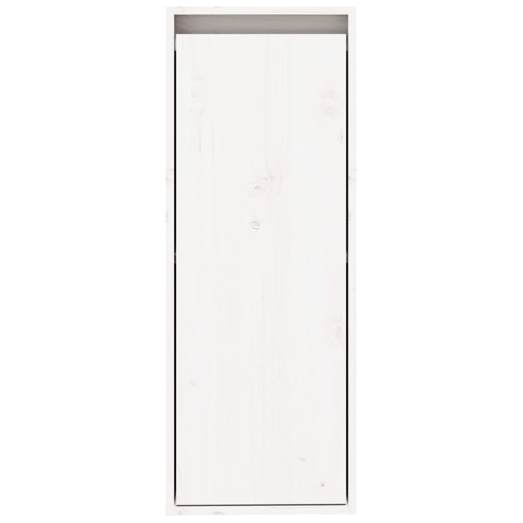 Armoire murale Blanc 30x30x80 cm Bois de pin massif