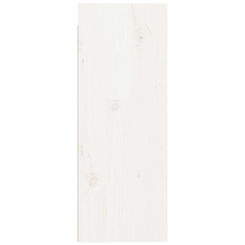 Armoire murale Blanc 30x30x80 cm Bois de pin massif