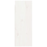 Armoire murale Blanc 30x30x80 cm Bois de pin massif