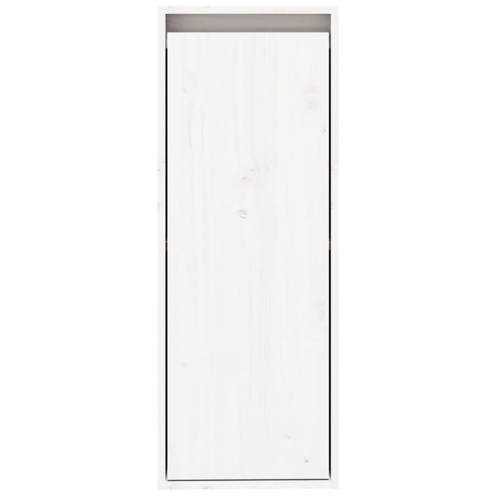 Armoires murales 2 pcs Blanc 30x30x80 cm Bois de pin massif