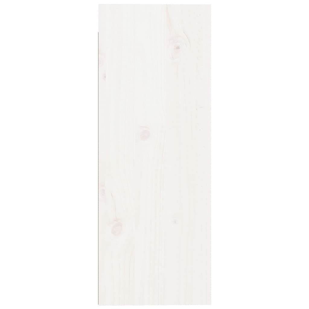 Armoires murales 2 pcs Blanc 30x30x80 cm Bois de pin massif