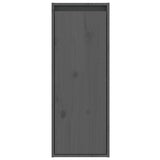 Armoire murale Gris 30x30x80 cm Bois de pin massif