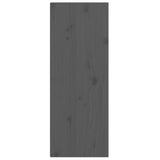 Armoire murale Gris 30x30x80 cm Bois de pin massif