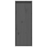 Armoires murales 2 pcs Gris 30x30x80 cm Bois de pin massif