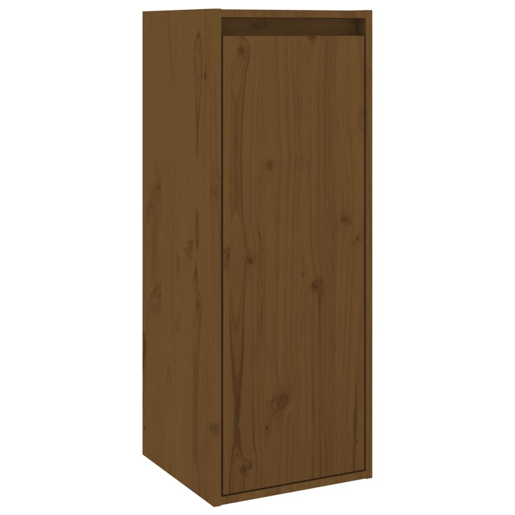 Armoire murale Marron miel 30x30x80 cm Bois de pin massif