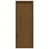 Armoires murales 2pcs Marron miel 30x30x80cm Bois de pin massif