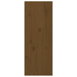 Armoires murales 2pcs Marron miel 30x30x80cm Bois de pin massif