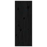 Armoire murale noir 30x30x80 cm Bois de pin massif