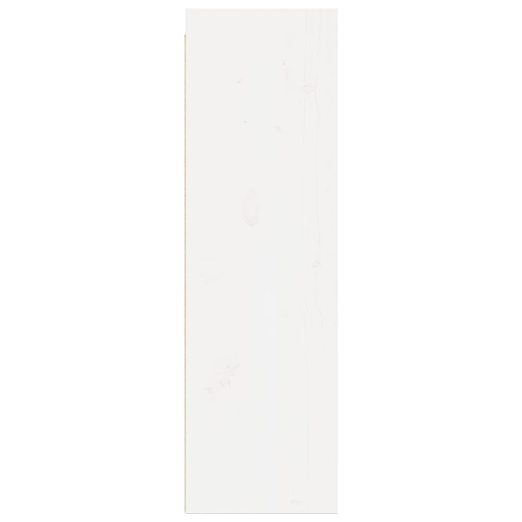 Armoire murale Blanc 30x30x100 cm Bois de pin massif