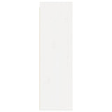 Armoire murale Blanc 30x30x100 cm Bois de pin massif