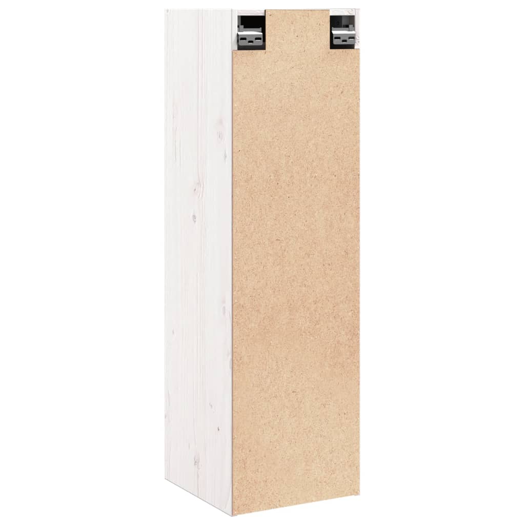 Armoires murales 2 pcs Blanc 30x30x100 cm Bois de pin massif