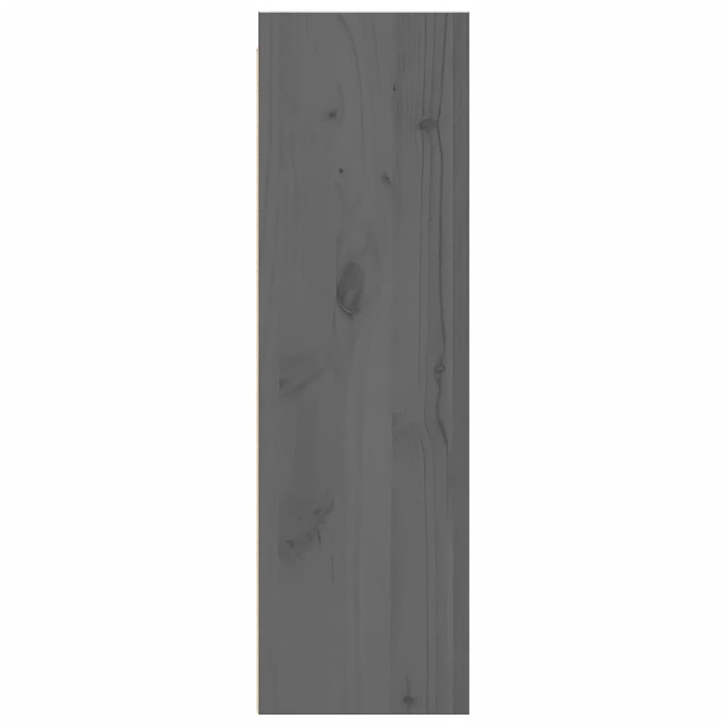 Armoires murales 2 pcs Gris 30x30x100 cm Bois de pin massif