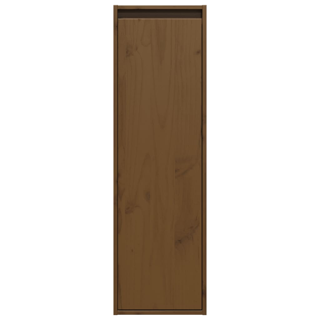 Armoire murale Marron miel 30x30x100 cm Bois de pin massif