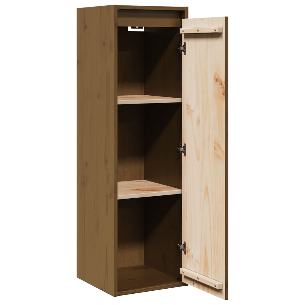 Armoire murale Marron miel 30x30x100 cm Bois de pin massif