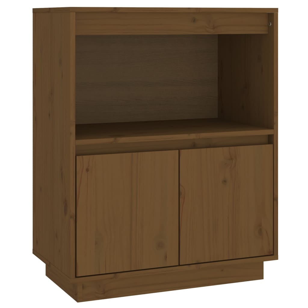 Honigbraunes Sideboard 60x34x75 cm Massives Kiefernholz