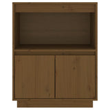 Honigbraunes Sideboard 60x34x75 cm Massives Kiefernholz