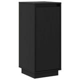 Sideboards 2 Stk. Schwarz 31,5x34x75 cm Massives Kiefernholz