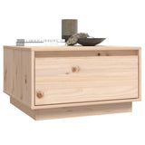 Table basse 55x56x32 cm Bois massif de pin