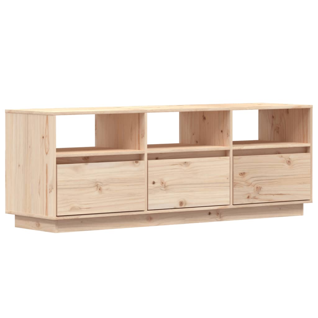 TV cabinet 140x37x50 cm Solid pine wood