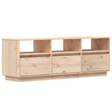 TV cabinet 140x37x50 cm Solid pine wood