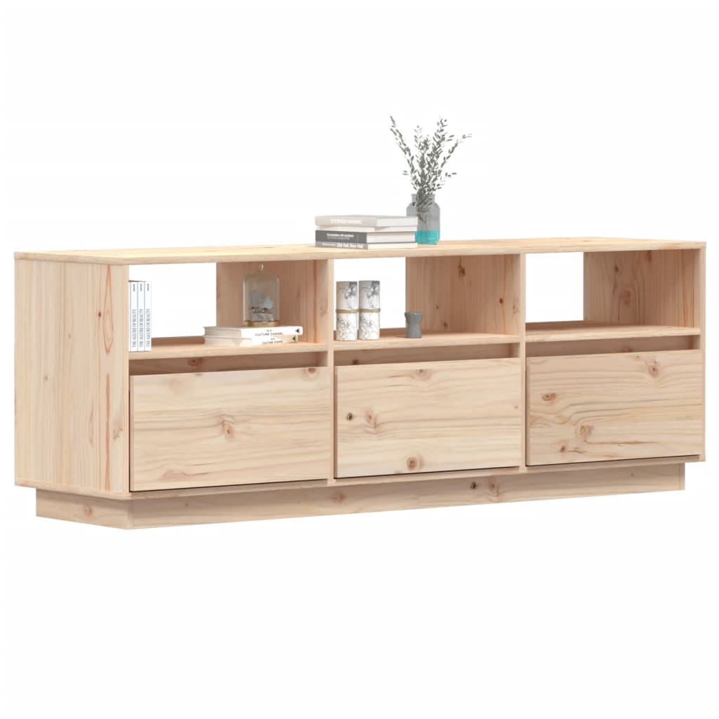 Meuble TV 140x37x50 cm Bois de pin massif