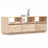 TV cabinet 140x37x50 cm Solid pine wood