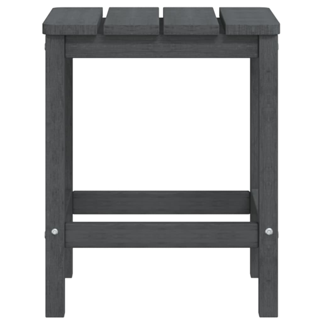 Chaises de jardin Adirondack repose-pied table PEHD Anthracite