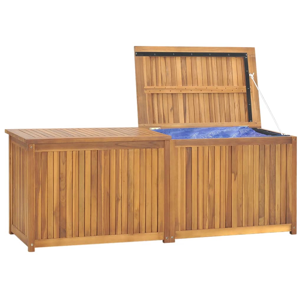 Gartenbox 150x50x55 cm Massives Teakholz