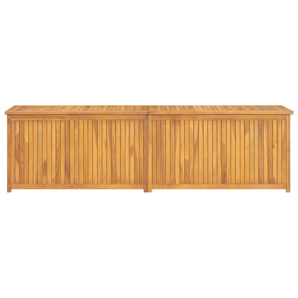 Gartenbox 200x50x55 cm Massives Teakholz