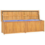 Gartenbox 200x50x55 cm Massives Teakholz