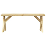 Banc de jardin 110 cm Bois de pin imprégné