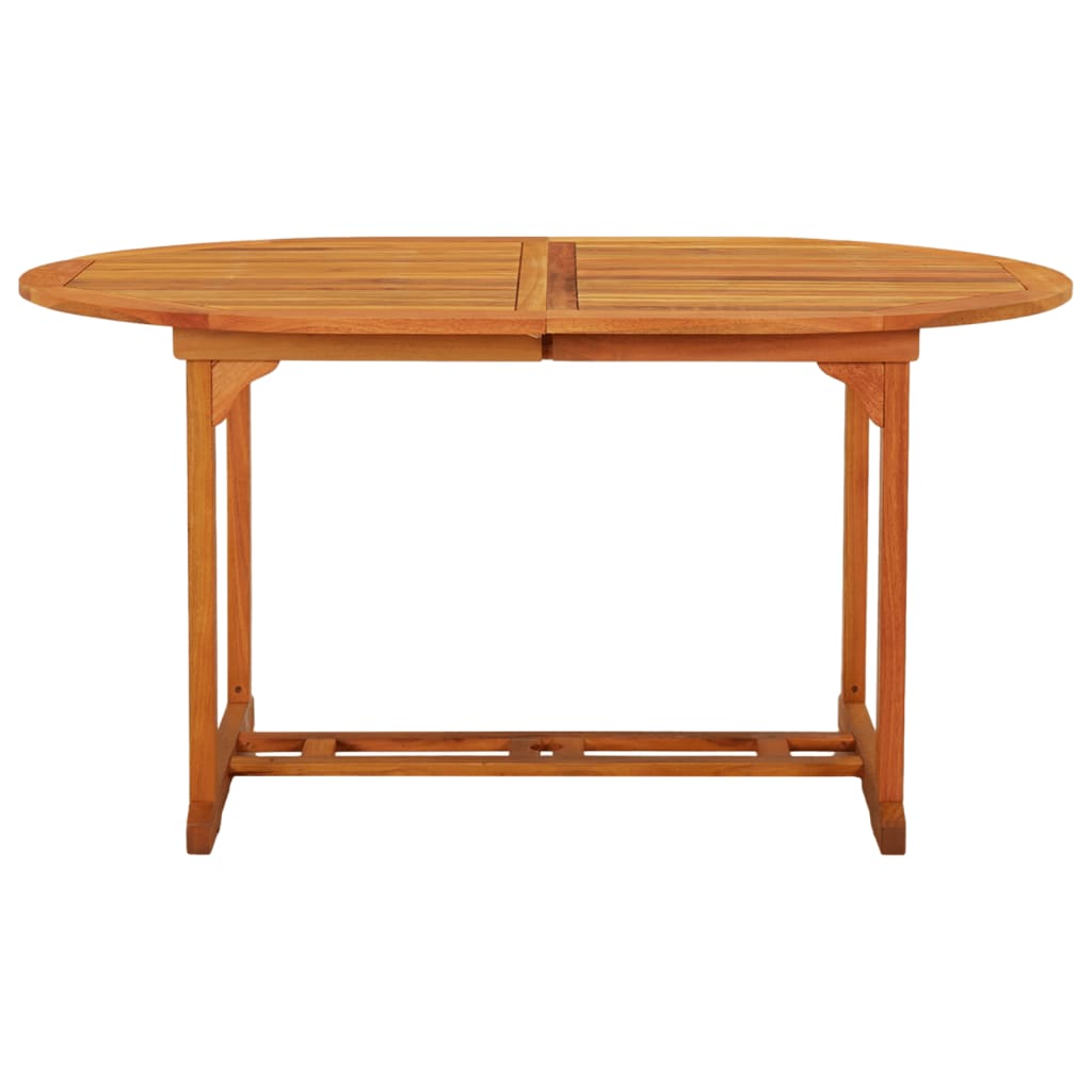 Table de jardin 200x100x75 cm Bois d'eucalyptus solide