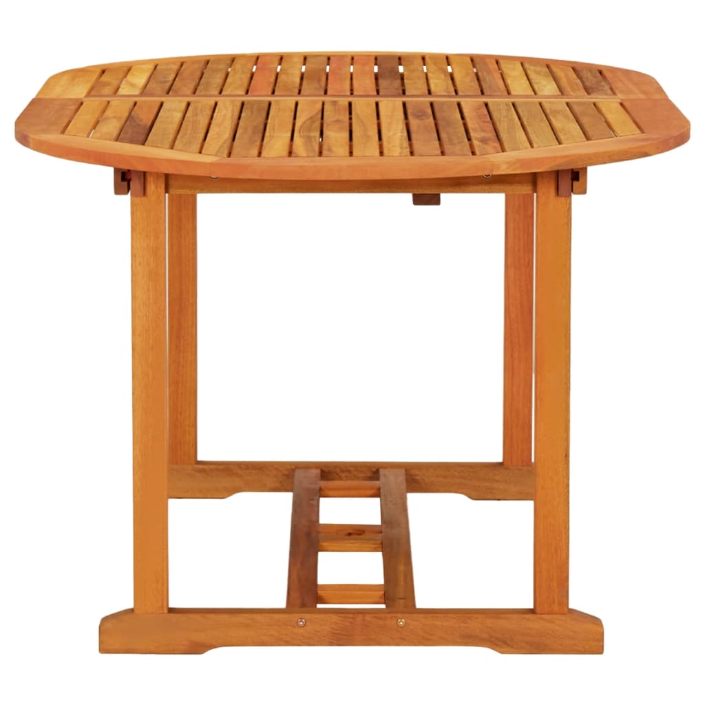 Table de jardin 200x100x75 cm Bois d'eucalyptus solide