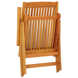 Chaises de jardin pliables lot de 2 Bois d'eucalyptus massif