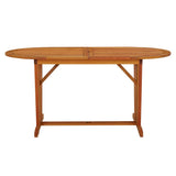 Table de jardin 160x85x75 cm Bois d'eucalyptus solide